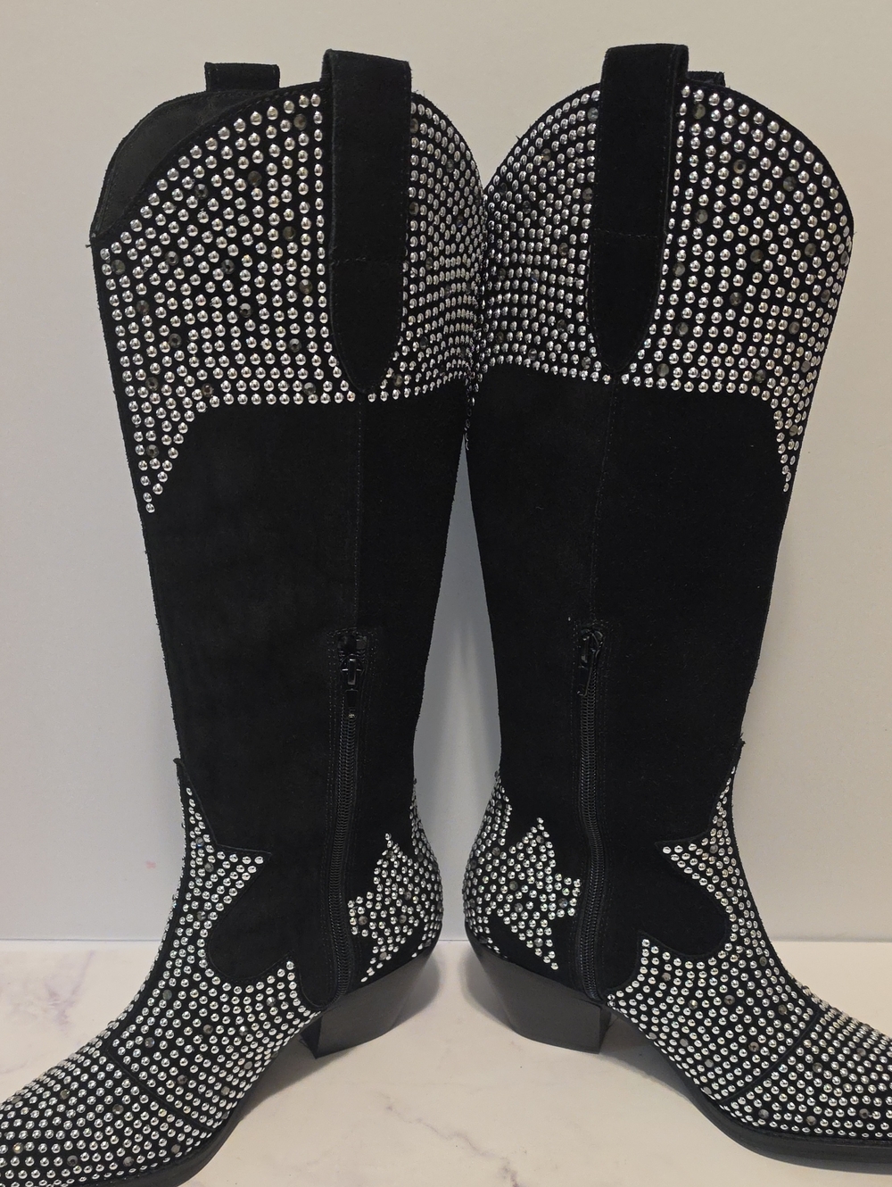 Matisse Dumplin  Black and Silver Women's Cowboy Boots Brand New - Picture 4 of 12